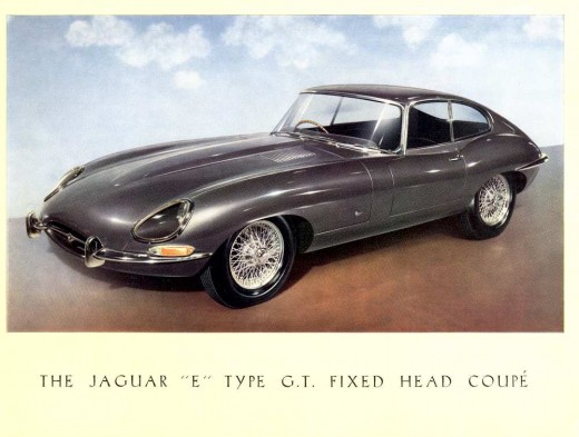 brochure de lancement Jaguar Type E
