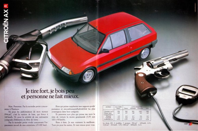 Publicité Citroen-AX-1988
