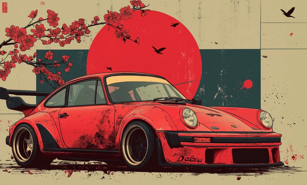 papier peint voiture