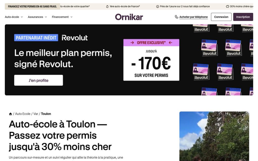 meilleure auto ecole toulon