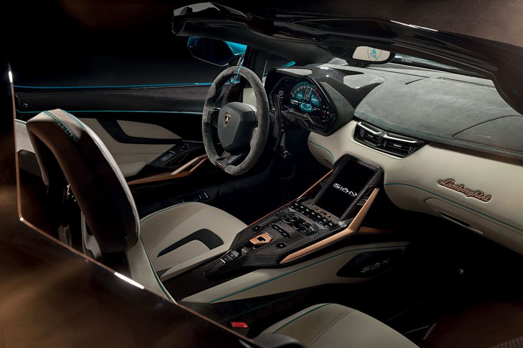 volant Lamborghini Sián Roadster 