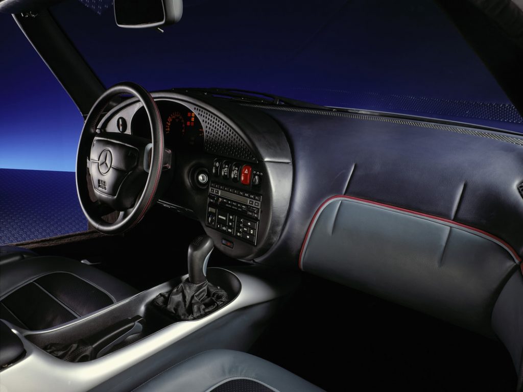 intérieur de la Mercedez Benz C112