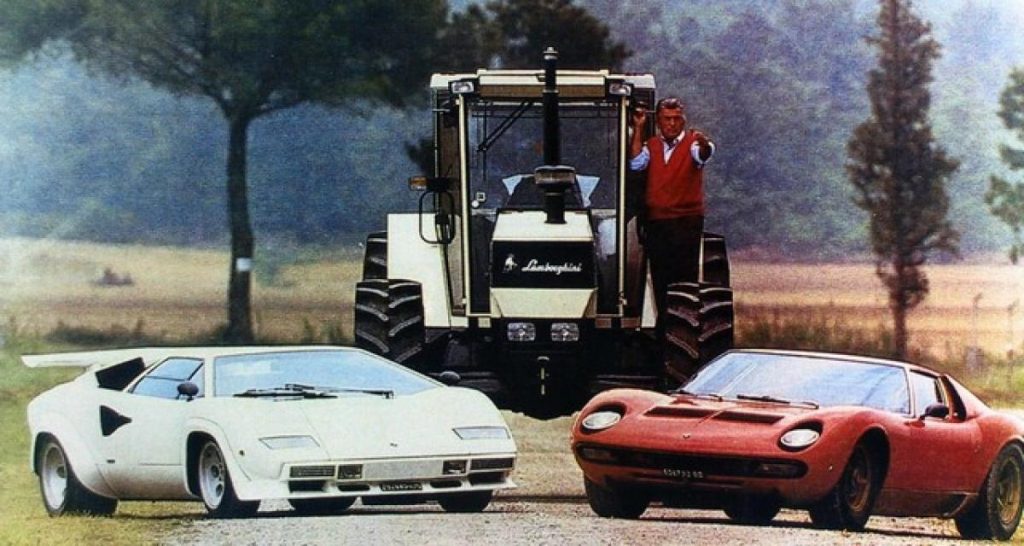 Feruccio Lamborghini countach miura