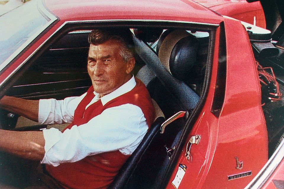 Feruccio Lamborghini au volant