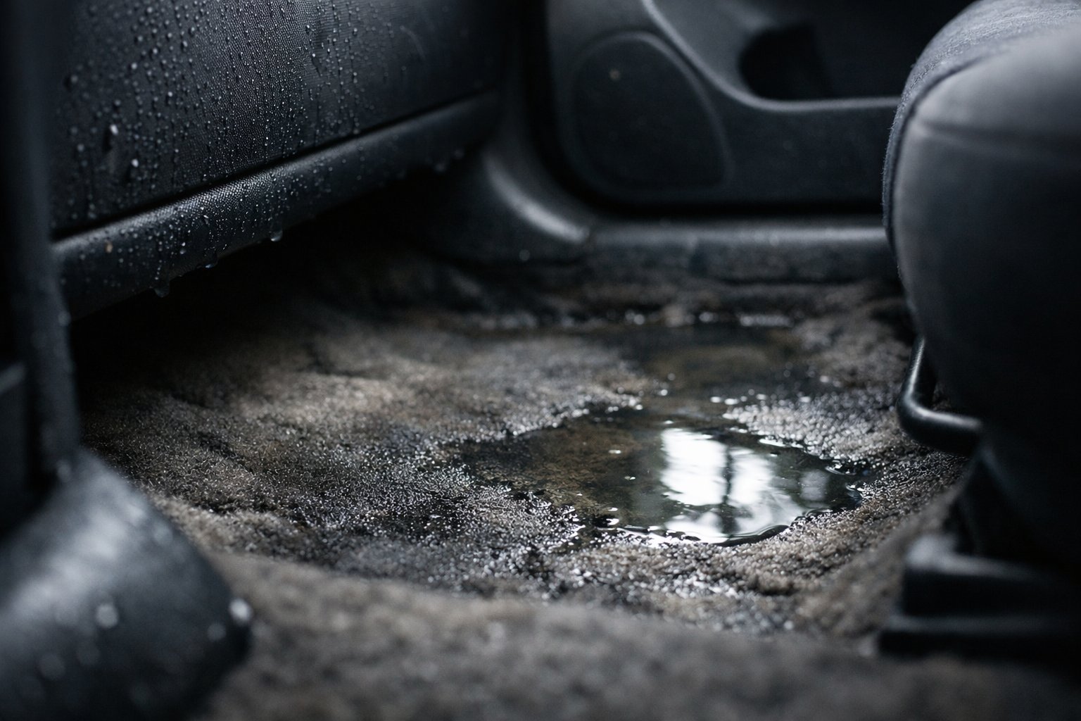 Infiltration d'eau dans la voiture : comment trouver la fuite et y remédier