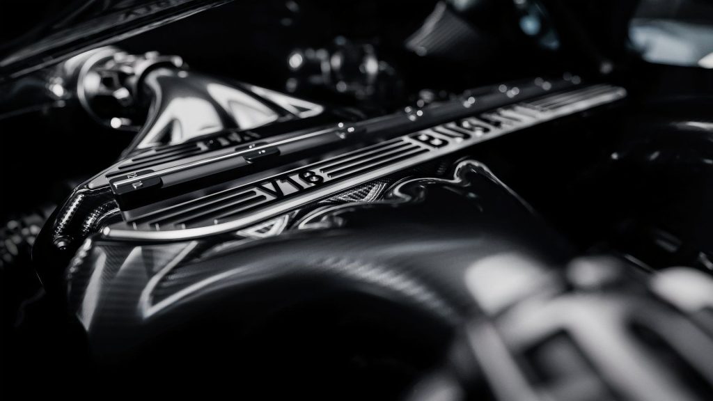 Bugatti Tourbillon moteur