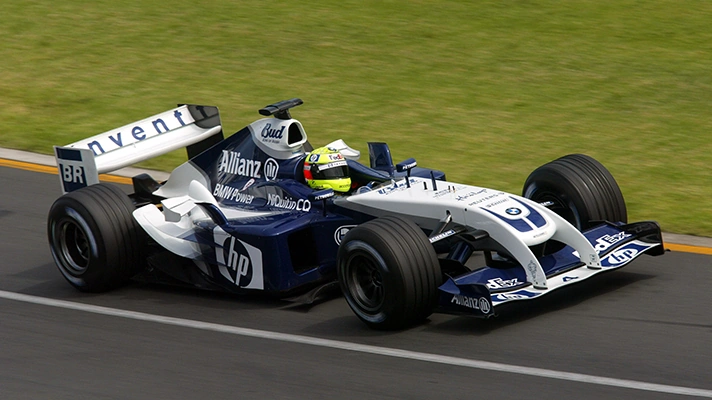 Williams FW26 de 2004 avec son nez de morse
